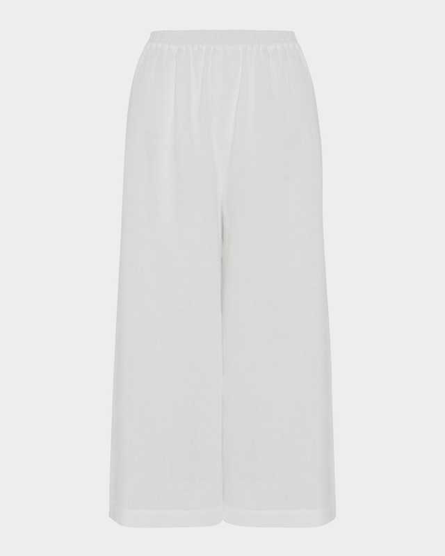 Flared Linen Culottes